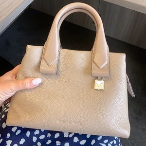 Michael Kors classic taupe handbag &shoulder strap